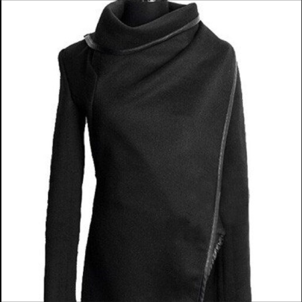 Navy Thin coat jacket - Picture 2 of 3